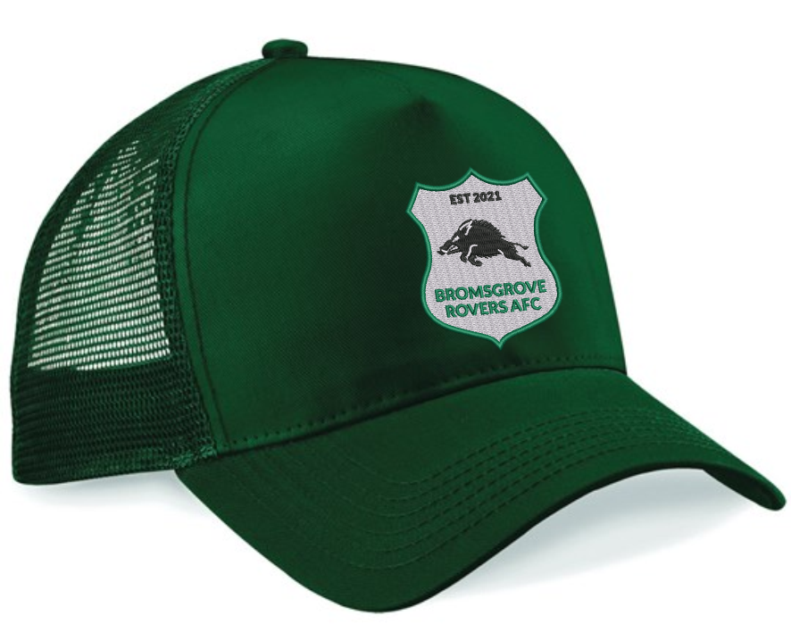 Snapback style baseball cap with club logo embroidered